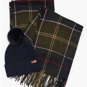Barbour Dover/Hailes Beanie & Scarf Gift Set in Box